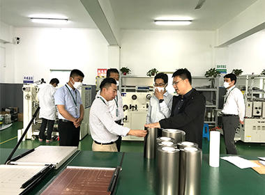 日本松下客户来访浙江原邦材料科技有限公司