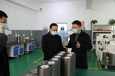 市委常委、市委组织部部长蒲晓斌一行 莅临浙江原邦走访慰问